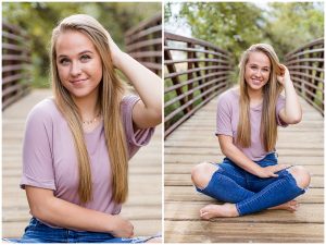 Sunflower Field Senior Shoot - kellyvandykephotography.com