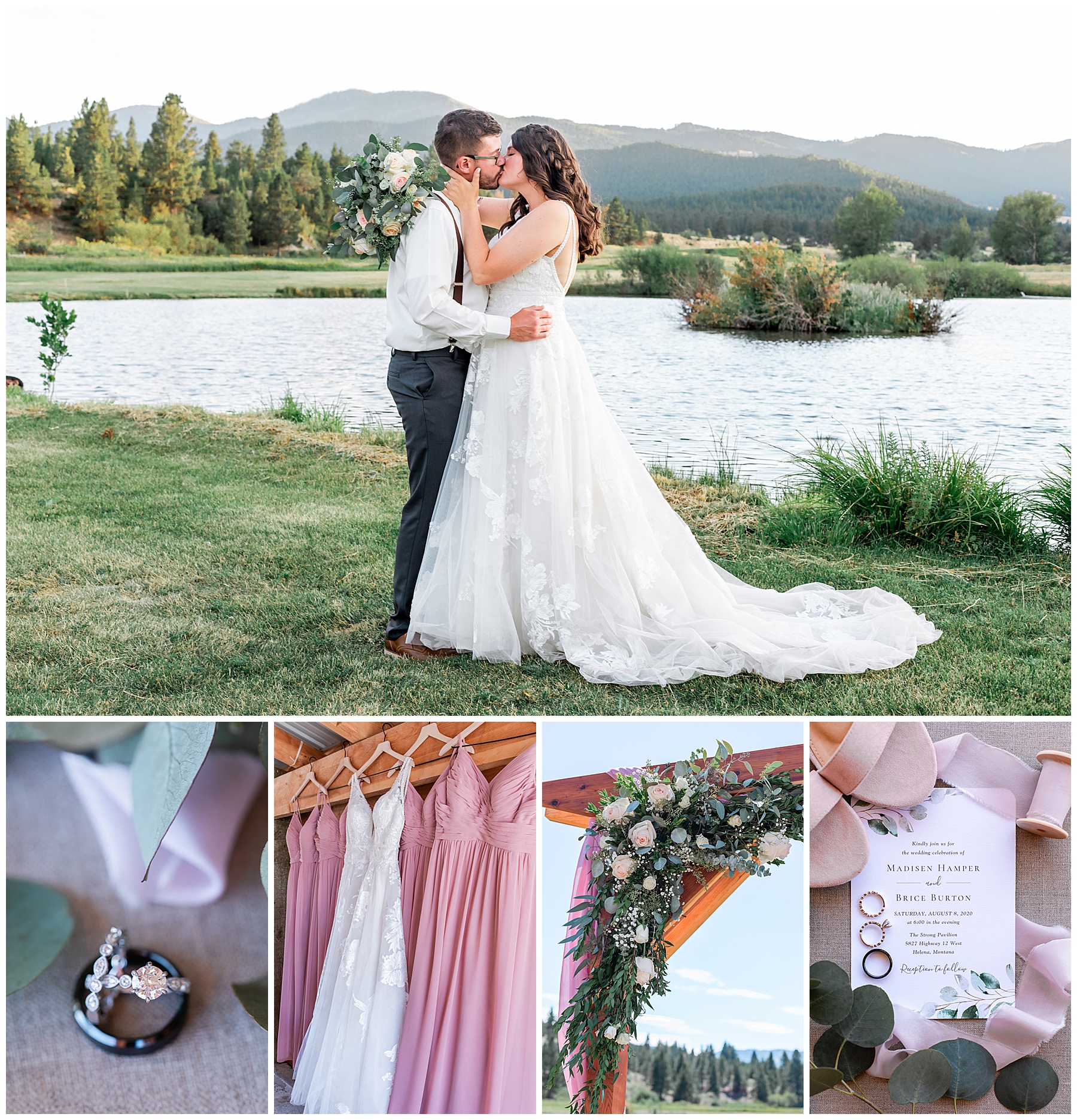 Montana Sunset Wedding kellyvandykephotography